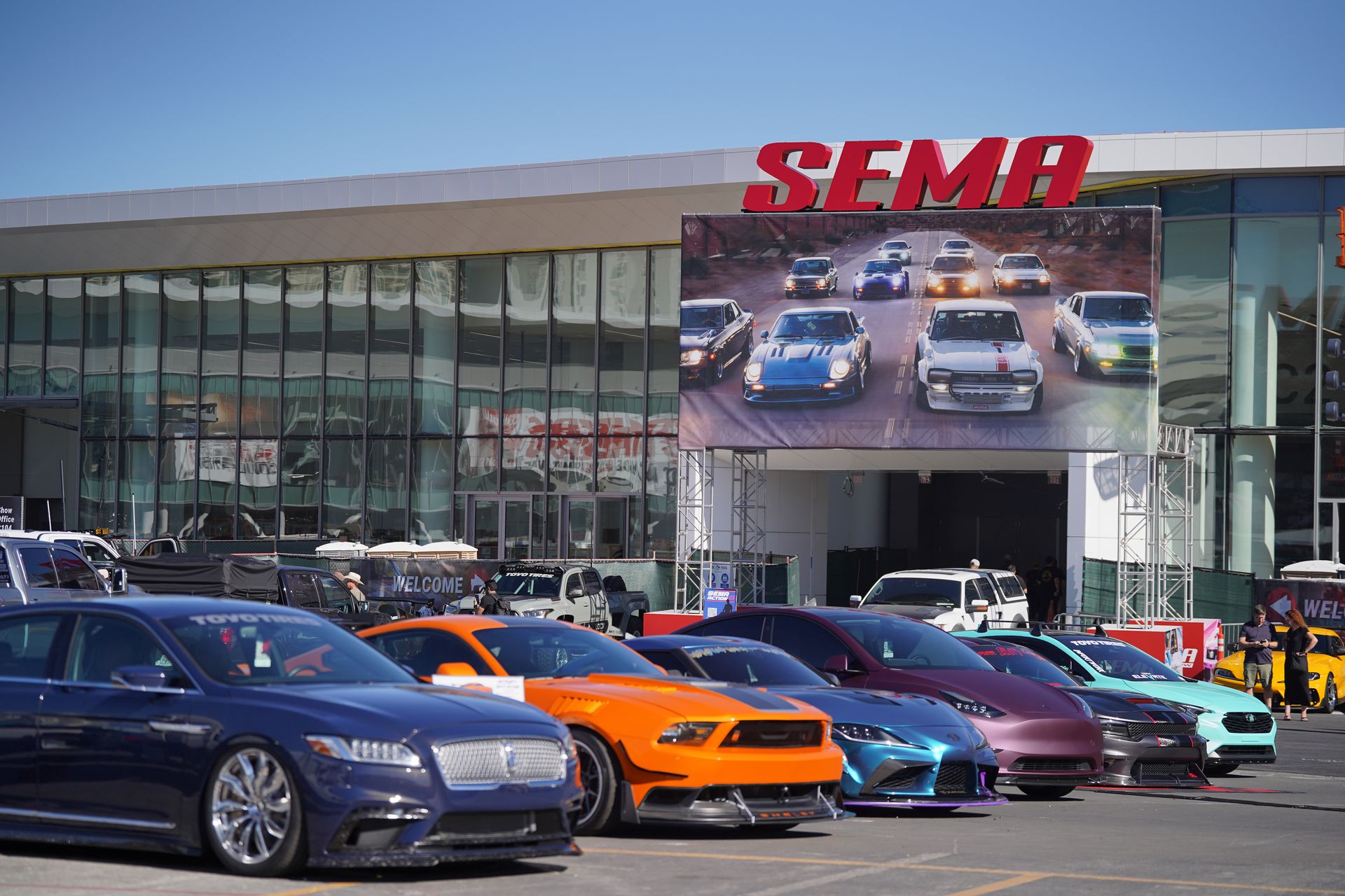 SEMA Show exterior entrance