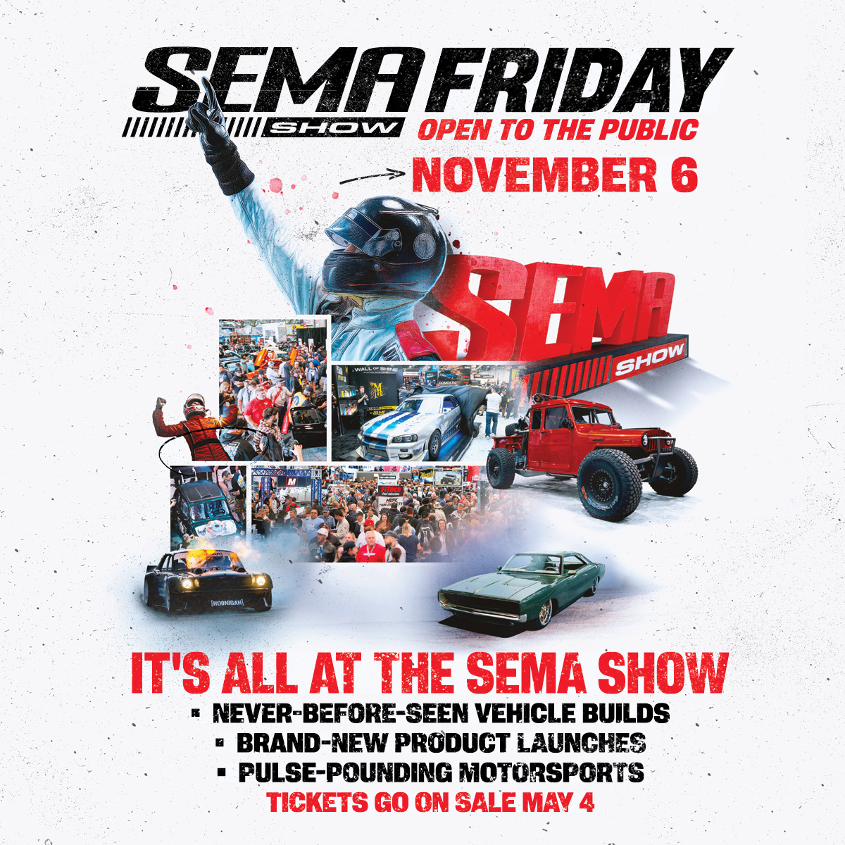 2026 SEMA SHOW FRIDAY - Open to the Public