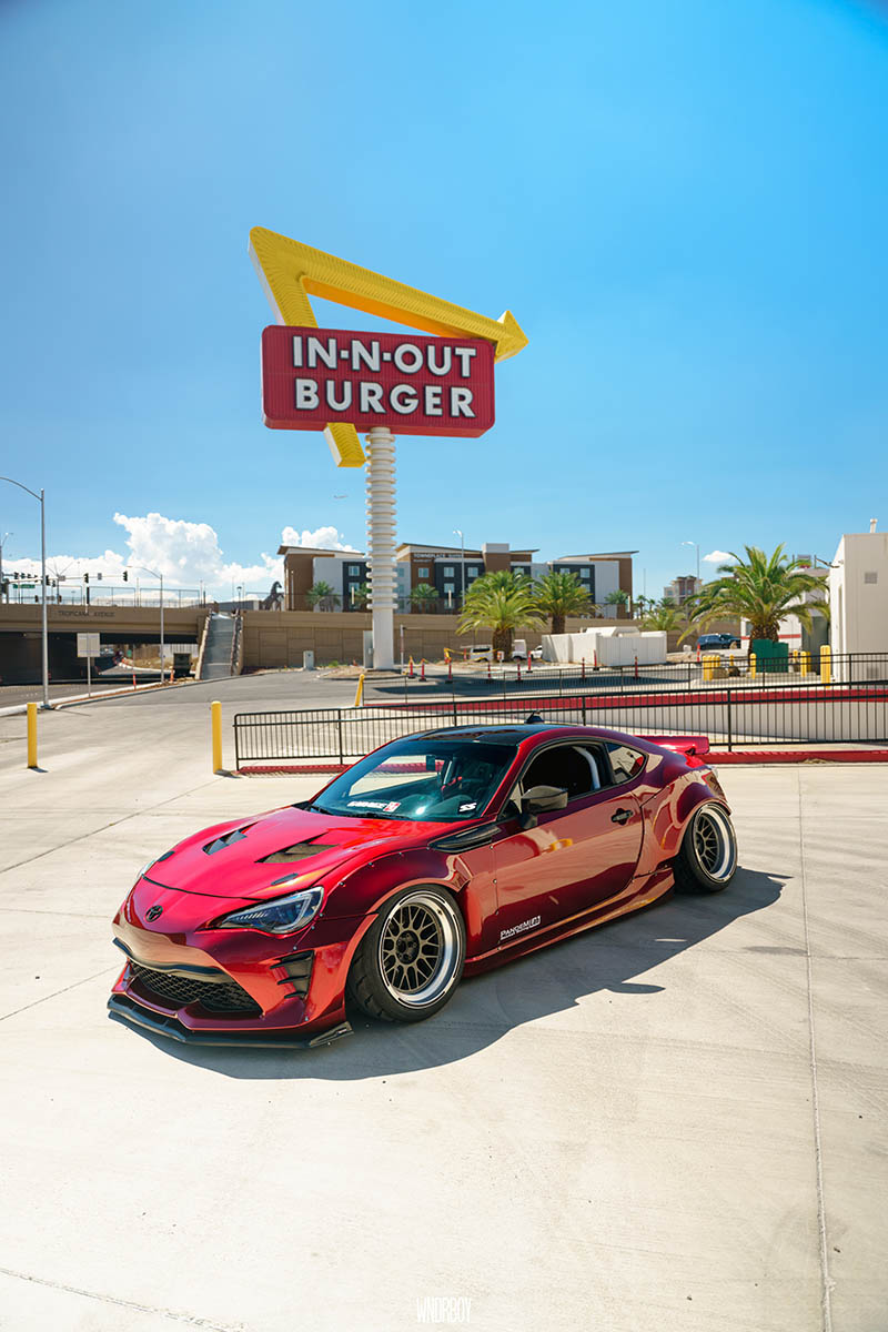 Anthony Gonzalez's Scion displayed.